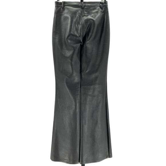 Wilfred 'Beatrix' Black Polyurethane Pant Size 4 - Picture 3 of 4
